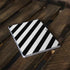 Black and White Geometric Stripes Surface Go Skin