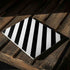 Black and White Geometric Stripes Surface Laptop 3 13.5in Skin