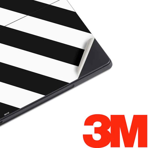 Black and White Geometric Stripes Surface Pro 7 Skin