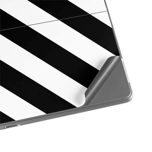 Black and White Geometric Stripes Surface Pro 8 Skin