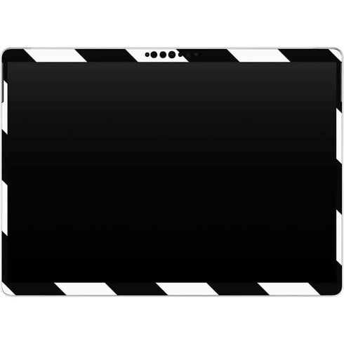 Black and White Geometric Stripes Surface Pro 9 Skin
