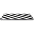 Black and White Geometric Stripes Universal Laptop 16.6in (13.4 x 9.7in) Skin