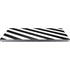 Black and White Geometric Stripes Universal Laptop 17in (13.8 x 10in) Skin