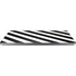 Black and White Geometric Stripes Universal Laptop 18in (14.6 x 10.6in) Skin