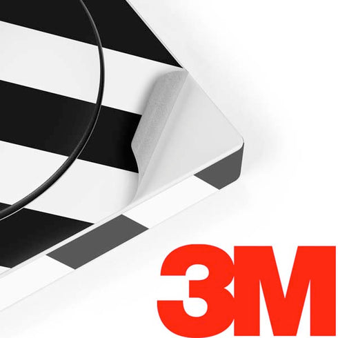 Black and White Geometric Stripes Xbox Adaptive Controller Skin