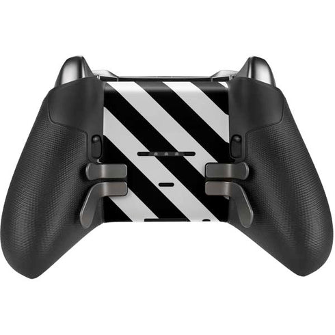 Black and White Geometric Stripes Xbox Elite Wireless Controller Series 2 Skin