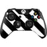 Black and White Geometric Stripes Xbox One Controller Skin