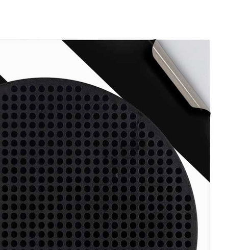 Black and White Geometric Stripes Xbox Series S Console Skin