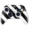Black and White Geometric Stripes Xbox Series S Controller Skin