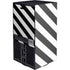 Black and White Geometric Stripes Xbox Series X Console Skin