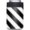 Black and White Geometric Stripes Yeti Colster Can Insulator Skin