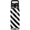 Black and White Geometric Stripes YETI Rambler 26oz Bottle Skin