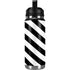 Black and White Geometric Stripes YETI Rambler 26oz Bottle Skin