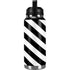 Black and White Geometric Stripes YETI Rambler 36oz Bottle Skin