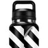 Black and White Geometric Stripes YETI Rambler 36oz Bottle Skin