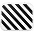Black and White Geometric Stripes YETI Roadie 24 Hard Cooler Skin