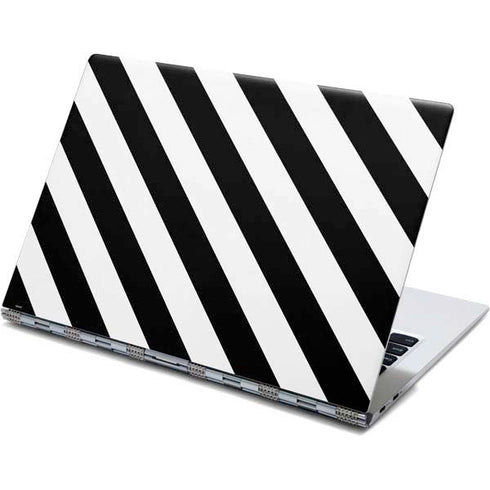 Black and White Geometric Stripes Yoga 910 2-in-1 14in Touch-Screen Skin