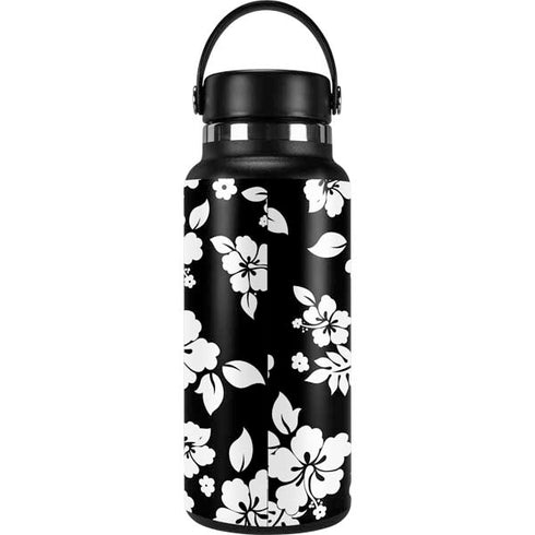 Black and White Hydro Flask 32oz Wide Mouth Skin
