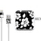 Black and White iPad Charger (10W USB) Skin
