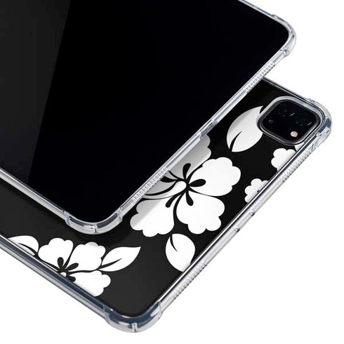 Black and White iPad Pro 12.9in (2020) Clear Case