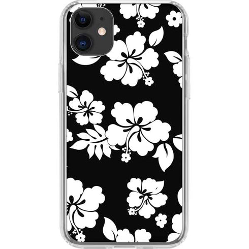 Black and White iPhone 11 Clear Case