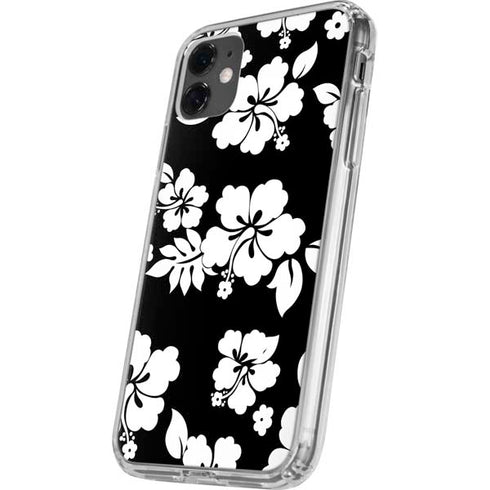 Black and White iPhone 11 Clear Case