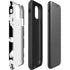 Black and White iPhone 11 Impact Case