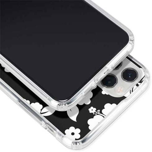 Black and White iPhone 11 Pro Clear Case