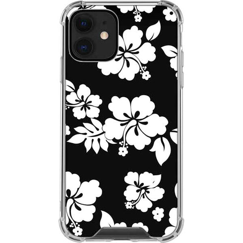 Black and White iPhone 12 Clear Case