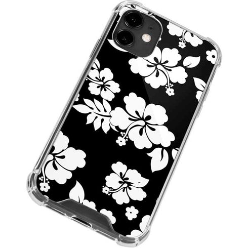 Black and White iPhone 12 Clear Case
