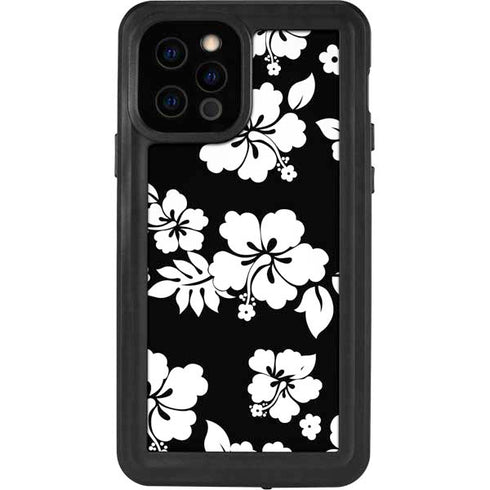 Black and White iPhone 12 Pro Waterproof Case