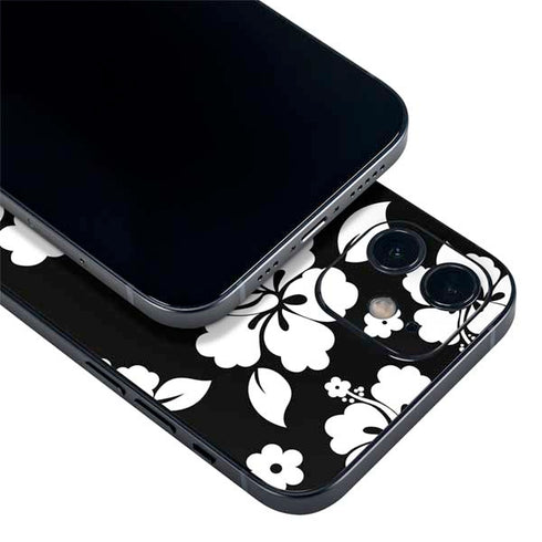 Black and White iPhone 12 Skin