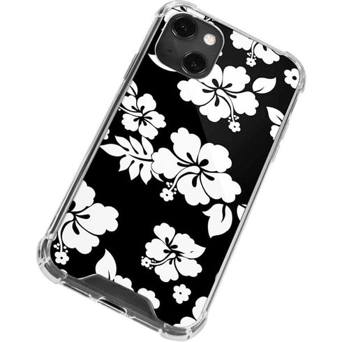 Black and White iPhone 13 Mini Clear Case