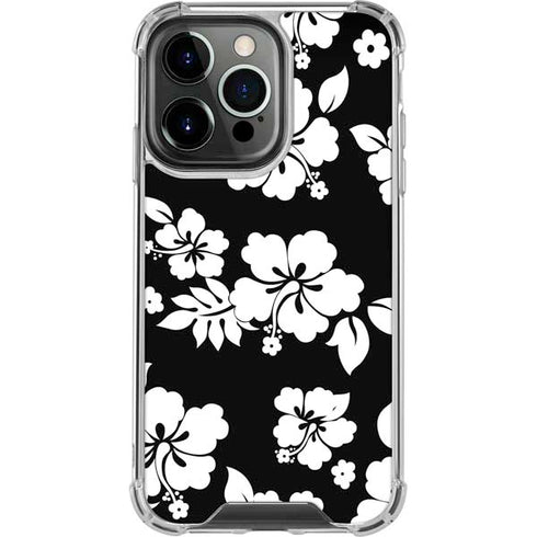 Black and White iPhone 13 Pro Clear Case