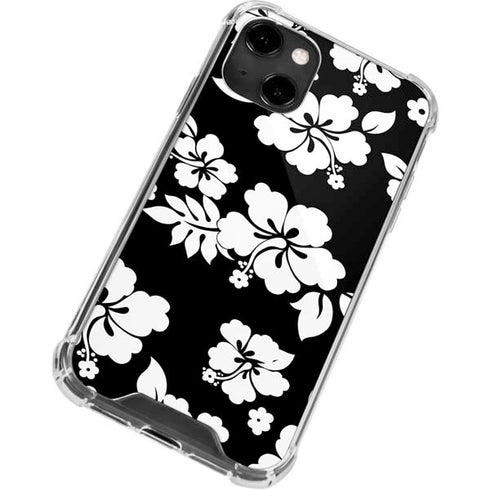 Black and White iPhone 14 Clear Case