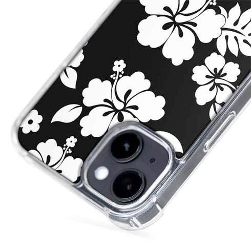 Black and White iPhone 15 Plus MagSafe Case