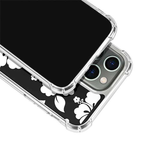 Black and White iPhone 15 Pro Clear Case