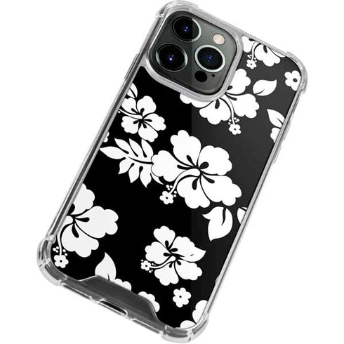 Black and White iPhone 15 Pro Clear Case