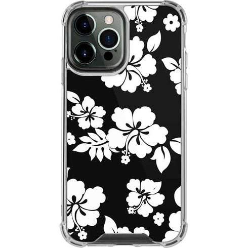 Black and White iPhone 15 Pro Max Clear Case