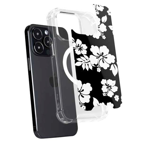 Black and White iPhone 15 Pro Max MagSafe Case