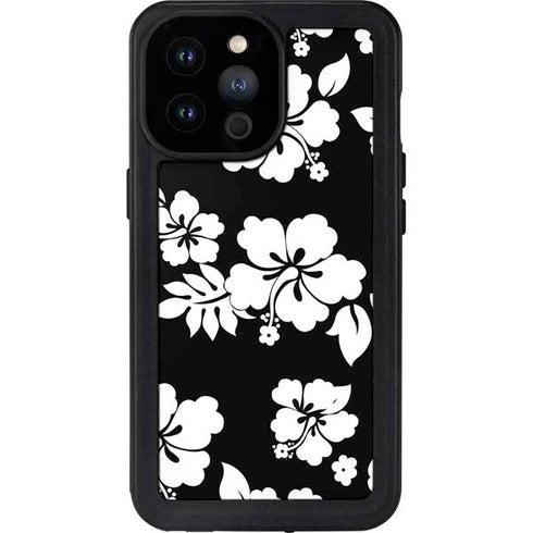 Black and White iPhone 14 Pro Max Waterproof Case