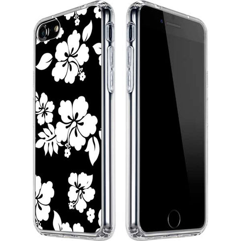 Black and White iPhone SE (2nd & 3rd Gen) Clear Case