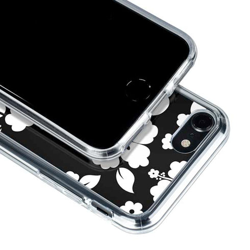 Black and White iPhone SE (2nd & 3rd Gen) Clear Case