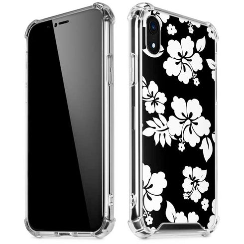 Black and White iPhone XR Clear Case