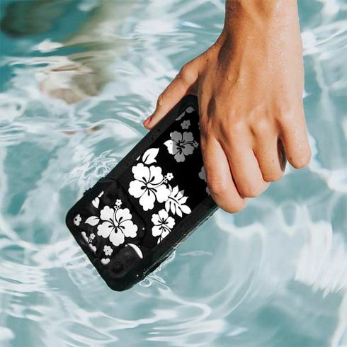 Black and White iPhone XR Waterproof Case