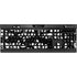 Black and White K95 RGB PLATINUM Mechanical Gaming Keyboard Skin