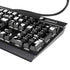 Black and White K95 RGB PLATINUM Mechanical Gaming Keyboard Skin