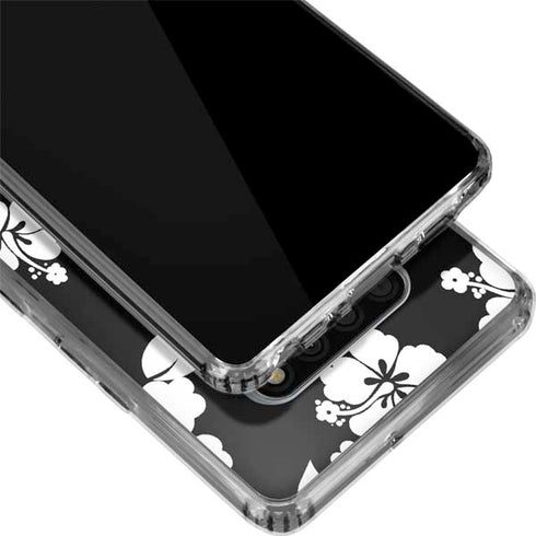 Black and White LG Stylo 6 Clear Case
