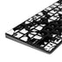Black and White Magic Keyboard with Numeric Keypad Skin