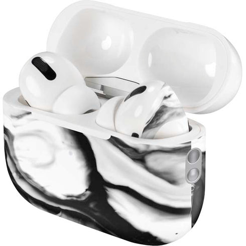 Black and White Marble Ink AirPods Pro 2nd Gen Skin